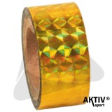 Dekorációs szalag tornakarikára Amaya csillám arany 14 m