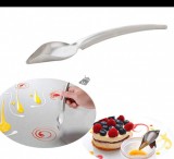 Dekoráló Kanál - Kreatív Cukrászati és Desszert Díszítő Eszköz
