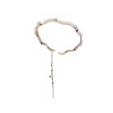 Dekoratív hajpánt kagyló mintával