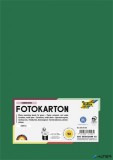 Dekorkarton, 2 oldalas, A4, 300 g, 50 lap, FOLIA, fenyőzöld