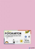 Dekorkarton, 2 oldalas, A4, 300 g, 50 lap, FOLIA, halvány rózsaszín