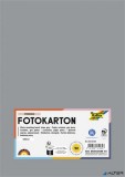 Dekorkarton, 2 oldalas, A4, 300 g, 50 lap, FOLIA, kőszürke