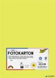 Dekorkarton, 2 oldalas, A4, 300 g, 50 lap, FOLIA, limezöld