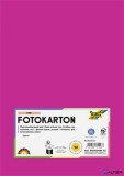 Dekorkarton, 2 oldalas, A4, 300 g, 50 lap, FOLIA, rózsaszín