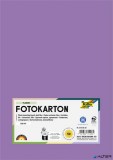 Dekorkarton, 2 oldalas, A4, 300 g, 50 lap, FOLIA, sötét orgonalila