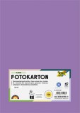 Dekorkarton, 2 oldalas, A4, 300 g, 50 lap, FOLIA, sötét orgonalila (FL6145028)
