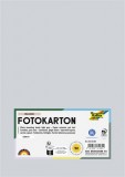 Dekorkarton, 2 oldalas, A4, 300 g, 50 lap, FOLIA, világosszürke (FL6145080)