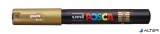 Dekormarker, 0,7-1,0 mm, UNI "Posca PC-1M", arany