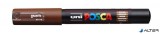 Dekormarker, 0,7-1,0 mm, UNI "Posca PC-1M", barna