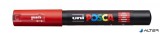 Dekormarker, 0,7-1,0 mm, UNI "Posca PC-1M", piros