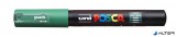 Dekormarker, 0,7-1,0 mm, UNI "Posca PC-1M", zöld