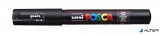 Dekormarker, 0,7 mm, UNI "Posca PC-1MR", fekete