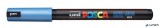 Dekormarker, 0,7 mm, UNI "Posca PC-1MR", metálkék