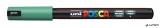 Dekormarker, 0,7 mm, UNI "Posca PC-1MR", zöld