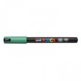 Dekormarker, 0,7 mm, UNI "Posca PC-1MR", zöld