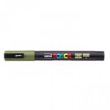 Dekormarker, 0,9-1,3 mm, UNI "Posca PC-3M", khaki