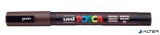 Dekormarker, 0,9-1,3 mm, UNI "Posca PC-3M", sötétbarna