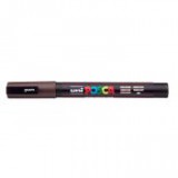 Dekormarker, 0,9-1,3 mm, UNI "Posca PC-3M", sötétbarna