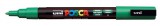 Dekormarker, 0,9-1,3 mm, UNI Posca PC-3M, zöld (TUPC3MZ)