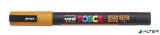 Dekormarker, 0,9-1,3 mm, UNI"Posca PC-3ML", fényes narancs