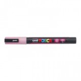 Dekormarker, 0,9-1,3 mm, UNI"Posca PC-3ML", fényes rózsaszín