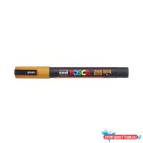 Dekormarker 0,9-1,3mm, Uni-Posca PC-3ML csillámló narancs