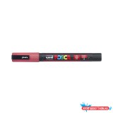 Dekormarker 0,9-1,3mm, Uni-Posca PC-3ML csillámló piros