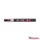 Dekormarker 0,9-1,3mm, Uni-Posca PC-3ML csillámló rózsaszín