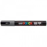 Dekormarker, 1,8-2,5 mm, UNI "Posca PC-5M", mély szürke