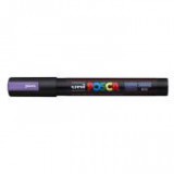 Dekormarker, 1,8-2,5 mm, UNI "Posca PC-5M", metállila