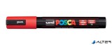 Dekormarker, 1,8-2,5 mm, UNI "Posca PC-5M", piros