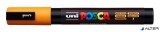 Dekormarker, 1,8-2,5 mm, UNI "Posca PC-5M", ragyogó sárga