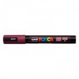 Dekormarker, 1,8-2,5 mm, UNI "Posca PC-5M", vörösbor