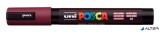 Dekormarker, 1,8-2,5 mm, UNI "Posca PC-5M", vörösbor