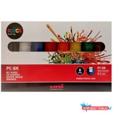 Dekormarker 8mm, Uni Posca PC-8K 8 db-os készlet