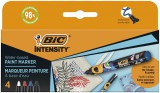 Dekormarker készlet, 1,5 - 2,3 mm, BIC Paint marker, 4 különböző élénk szín (BC527423)