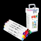 Deli Color Emotion 12 darabos kétvégű alkoholos sketch marker készlet (DEL70803-12)