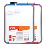 Deli DEL39154 Mágneses fehértábla 279x216mm - Fehér (DEL39154)