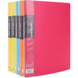 Deli Rio A4 30 zsebes feliratozható kemény borítós vegyes színű PP bemutatómappa (DEL05033)