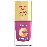 DELIA COSMETICS Delia hybrid gel fukszia színű körömlakk 11ml 21
