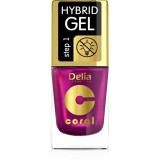 DELIA COSMETICS Delia hybrid gel metál meggy színű körömlakk 11ml 108