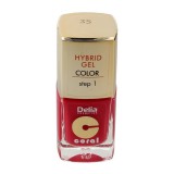 DELIA COSMETICS Delia hybrid gel piros színű körömlakk 11ml 35