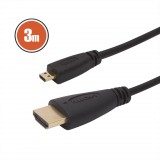 DELIGHT 20425 Micro HDMI kábel • 3 m
