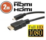 Delight 2m HDMI -  micro HDMI kábel (20317)