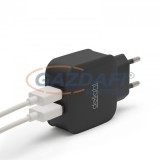 DELIGHT 55045-2BK USB Hálózati adapter