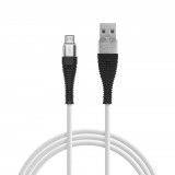 Delight 55439 Adatkábel - microUSB - szövet bevonat - 2A - 1 m