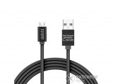 Delight 55442M-BK USB-microUSB töltő kábel