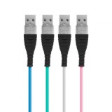 Delight Android microUSB adatkábel szilikon bevonat 1m (több szín) 55439
