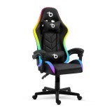 Delight BMD1115BK RGB Gamer szék - Fekete (BMD1115BK)