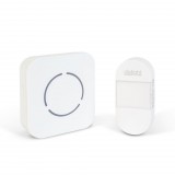 Delight Digitális elem- és vezeték nélküli csengő - Kinetic - fehér - kék LED (55331WH)